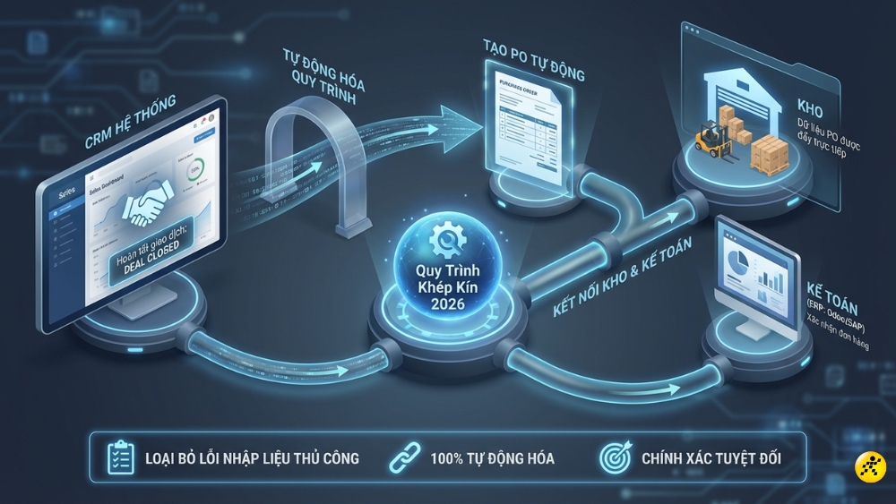 Từ CRM đến Đơn mua h&agrave;ng (PO)