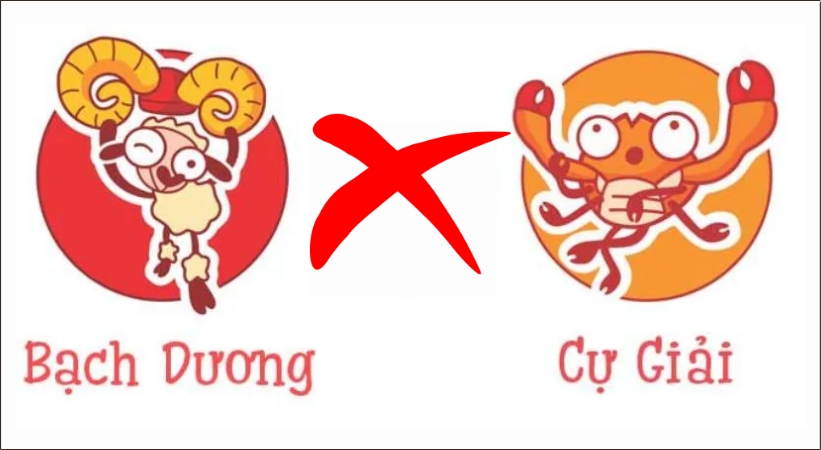 Sự bốc đồng, nóng nảy của Bạch Dương thường xuyên làm tổn thương trái tim nhạy cảm của Cự Giải