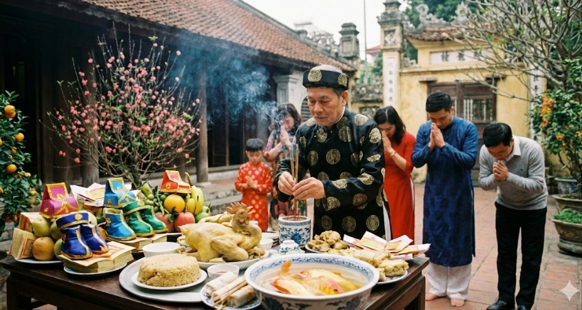 Năm 2026, ngày cúng ông Công ông Táo rơi vào thứ Ba, ngày 10/2/2026 dương lịch