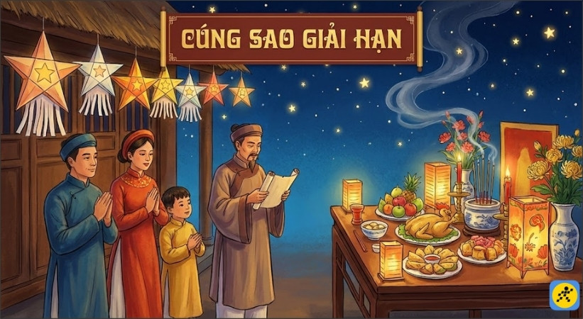 Năm 2026 (Bính Ngọ) mỗi tuổi gặp sao chiếu mệnh cụ thể theo Cửu Diệu, cần cúng đúng ngày giờ hướng để hóa giải hạn xui