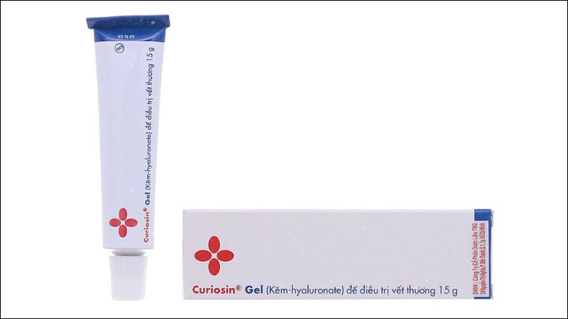 Gel d&ugrave;ng ngo&agrave;i da Curiosin chứa Hyaluronate Kẽm