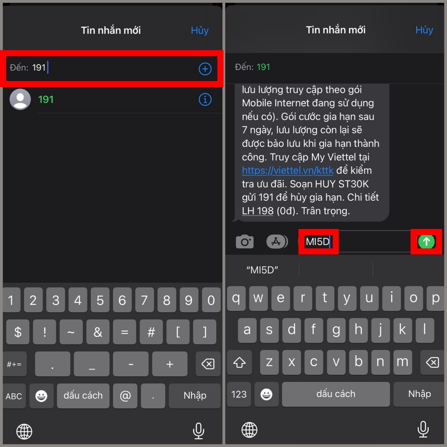 Cách đăng ký gói cước 4G Viettel bằng SMS