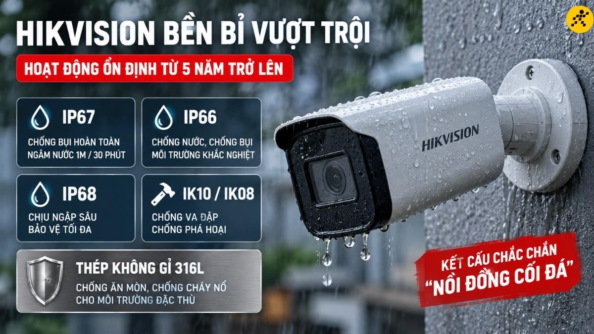Độ bền bỉ và độ ổn định cao Độ bền bỉ và độ ổn định cao