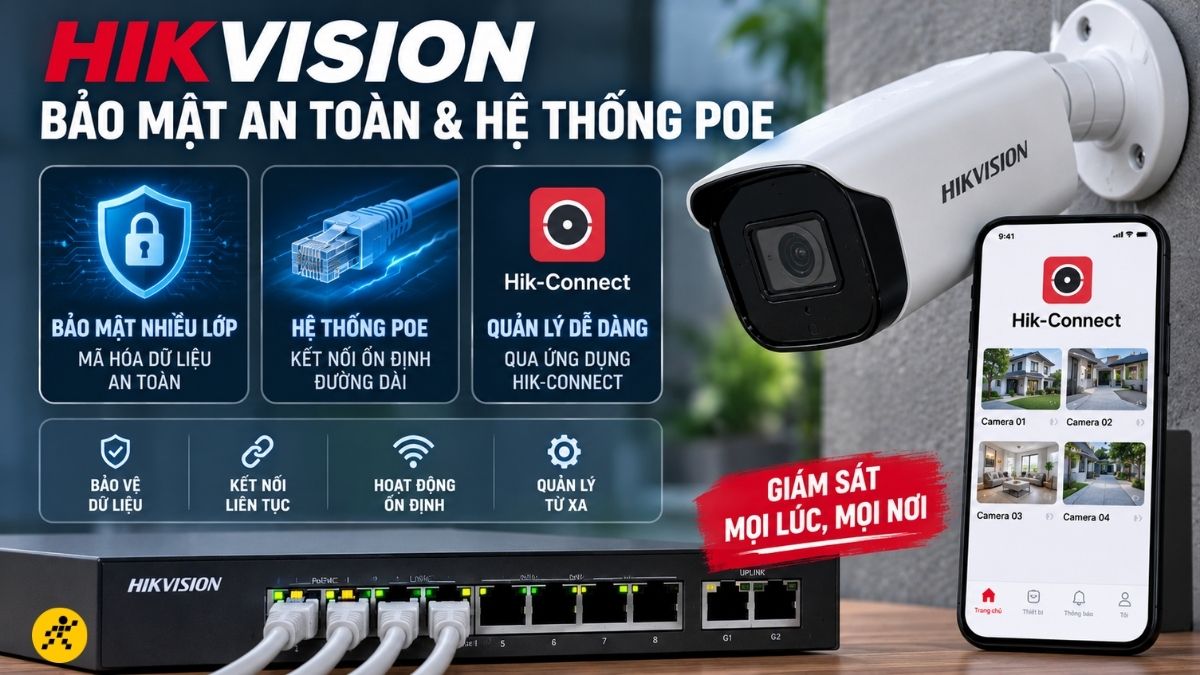 Độ bảo mật an toàn & Hệ thống PoE Độ bảo mật an toàn & Hệ thống PoE