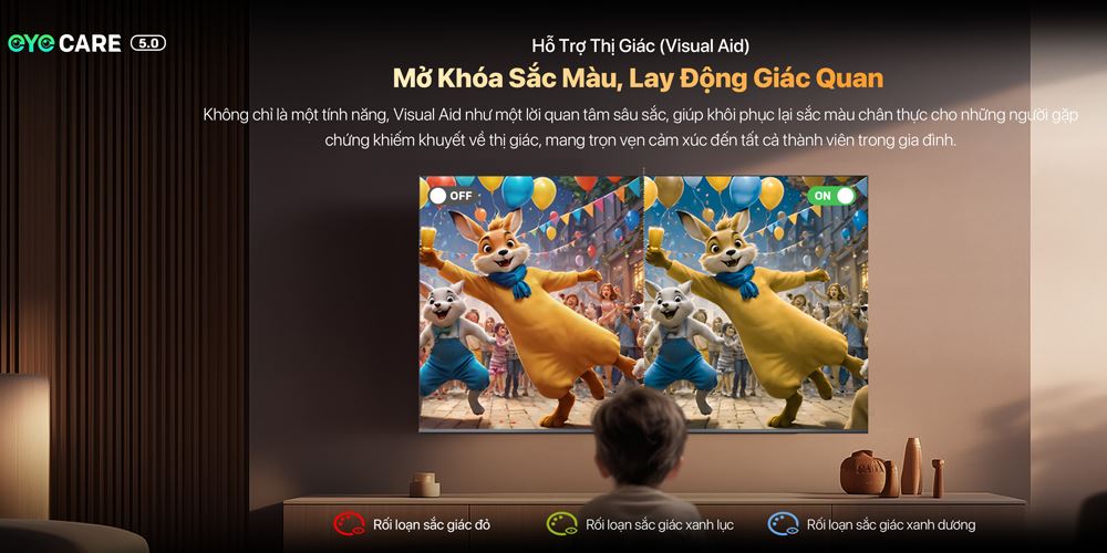 Google Tivi Coocaa 4K 55 inch 55Y84 Pro sở hữu hàng loạt công nghệ hình ảnh tiên tiến, mang đến trải nghiệm chuẩn sắc đỉnh cao