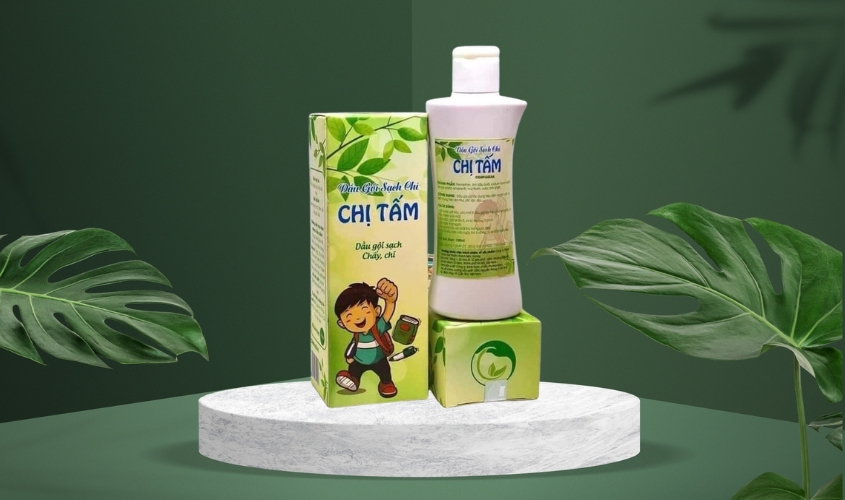 Hỗ trợ làm sạch chấy và trứng chấy hiệu quả với dầu gội trị chấy Chị Tấm