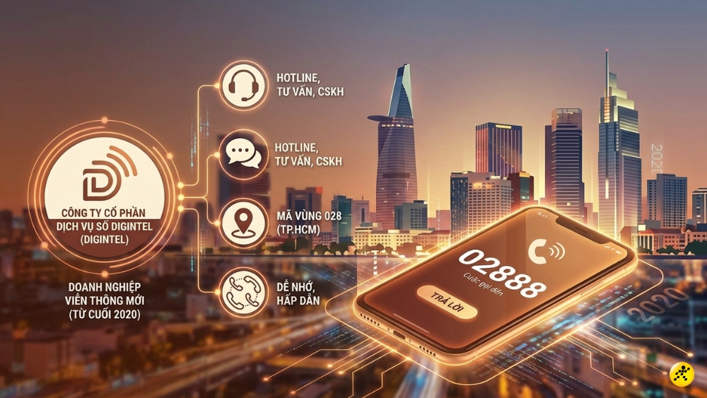 Đầu số 02888 l&agrave; của nh&agrave; mạng Digintel