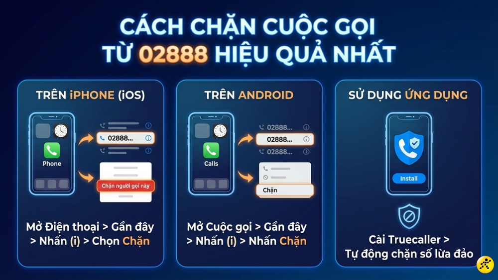 C&aacute;ch chặn cuộc gọi 02888 hiệu quả nhất