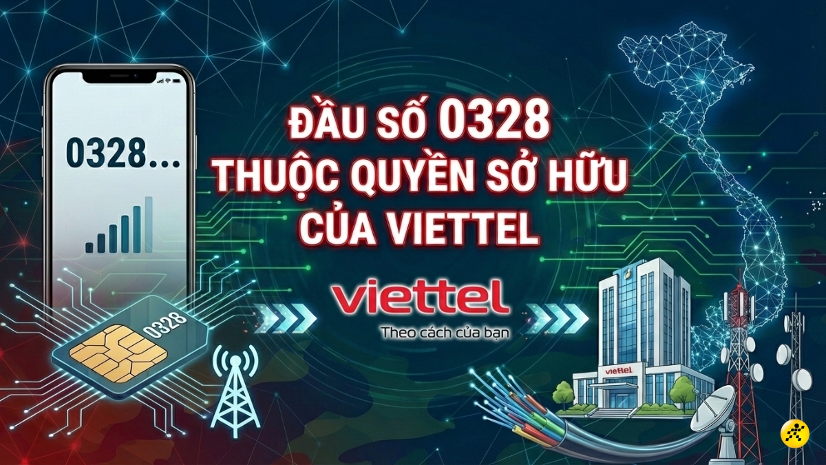 Đầu số 0328 thuộc quyền sở hữu của nh&agrave; mạng Viettel