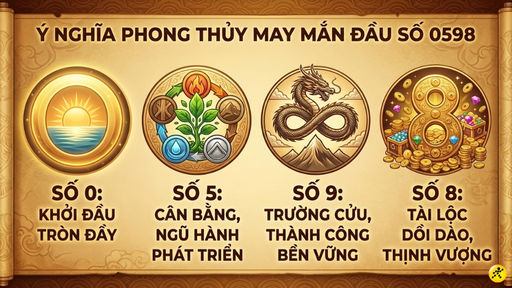 &Yacute; nghĩa phong thủy của đầu số 0598
