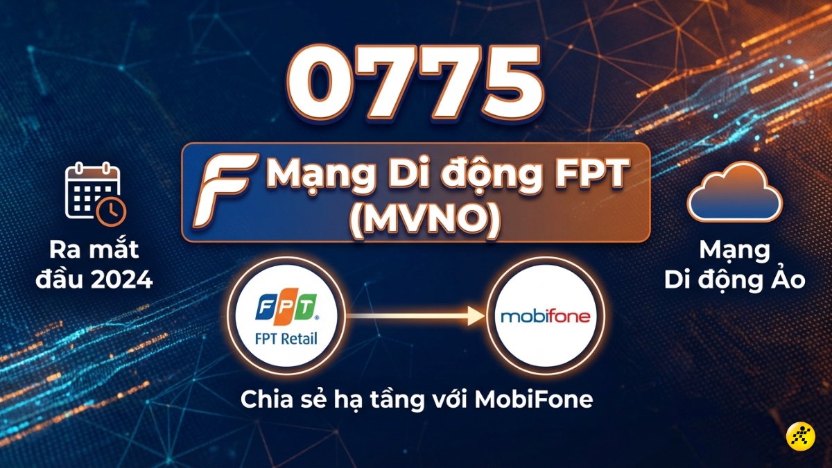 Đầu số 0775 thuộc sở hữu của nh&agrave; mạng FPT Network