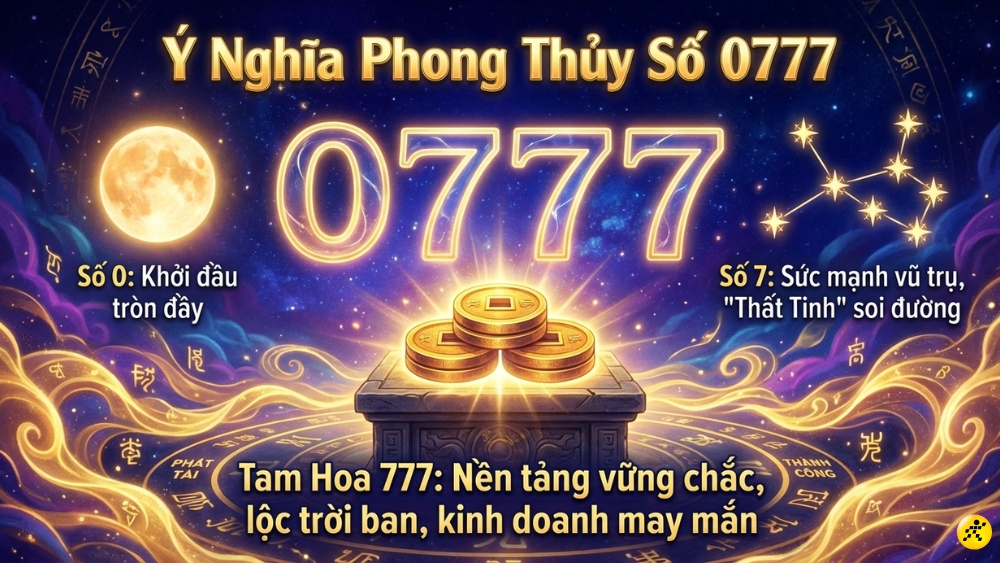 &Yacute; nghĩa phong thủy của đầu số 0777