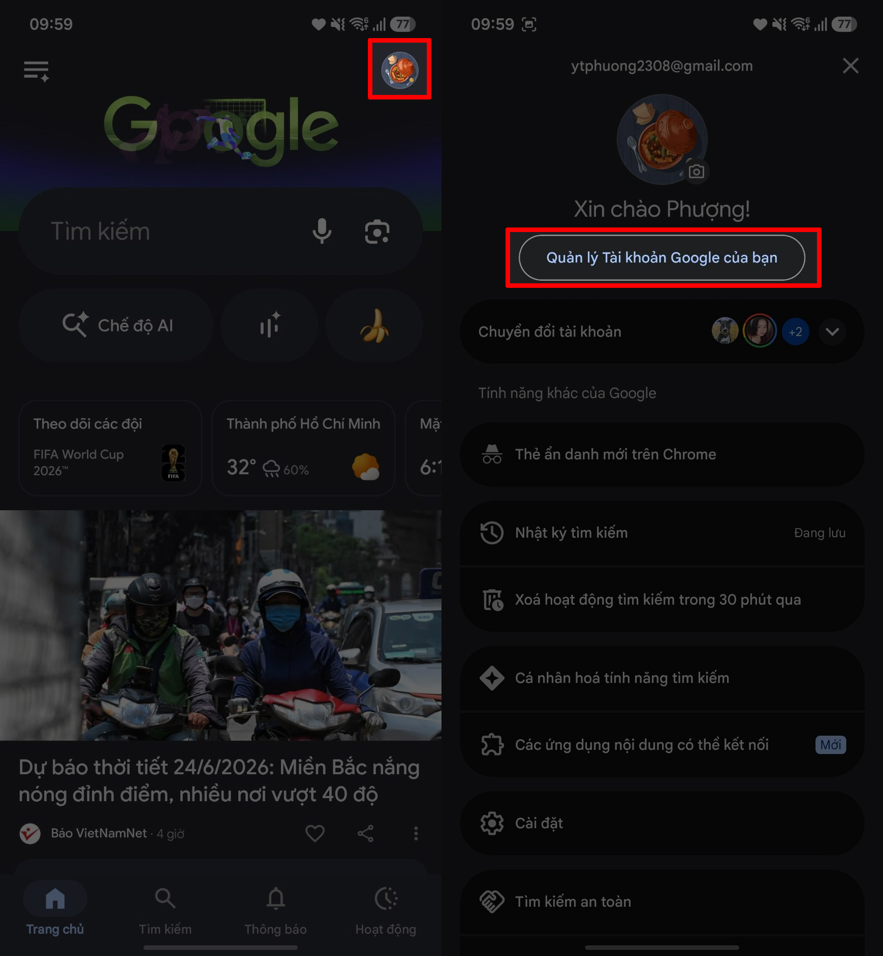 Cách thay đổi địa chỉ Gmail trên android và iPhone Cách thay đổi địa chỉ Gmail trên android và iPhone