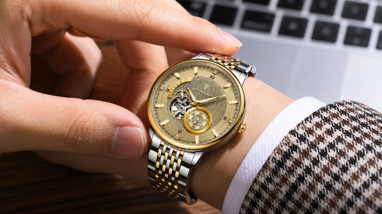 Đồng hồ Poedagar thường sử dụng mặt kính Đồng hồ Poedagar thường sử dụng mặt kính