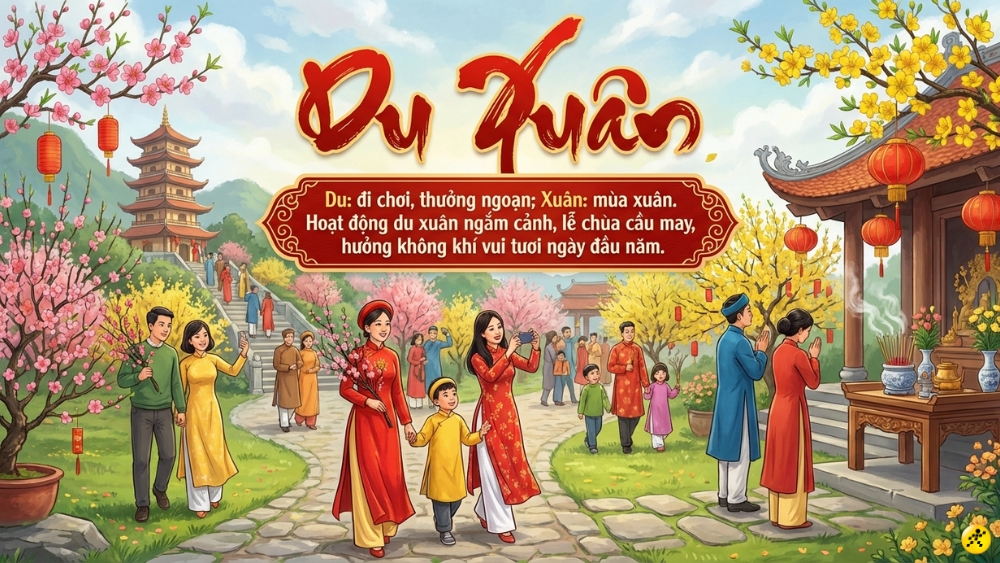 Du xu&acirc;n l&agrave; hoạt động đi ra ngo&agrave;i để ngắm nh&igrave;n cảnh sắc thi&ecirc;n nhi&ecirc;n