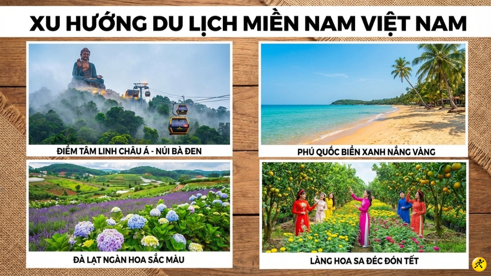 Điểm du xu&acirc;n miền Nam