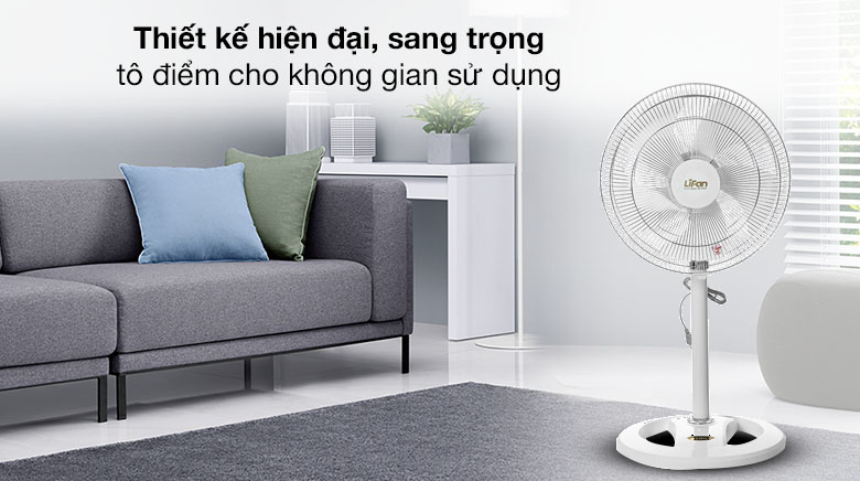 Quạt đứng Lifan làm mát hiệu quả, điều chỉnh chiều cao linh hoạt