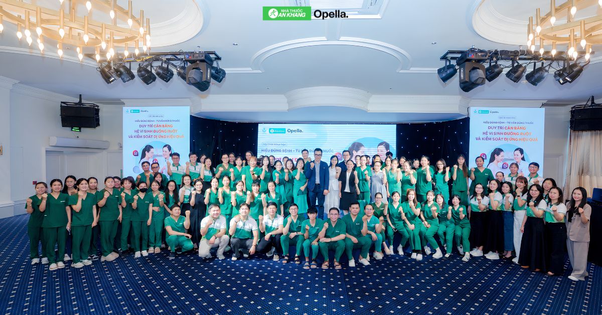 Nhà thuốc An Khang phối hợp cùng Opella tổ chức hội thảo khoa học về hệ vi sinh đường ruột và kiểm soát dị ứng Nhà thuốc An Khang phối hợp cùng Opella tổ chức hội thảo khoa học về hệ vi sinh đường ruột và kiểm soát dị ứng