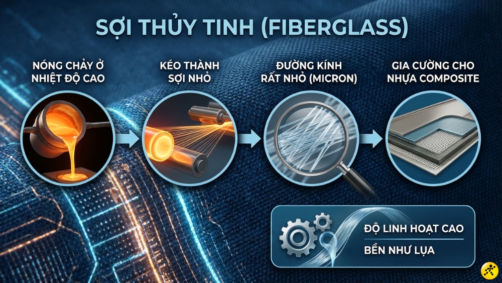 Fiberglass (sợi thủy tinh)