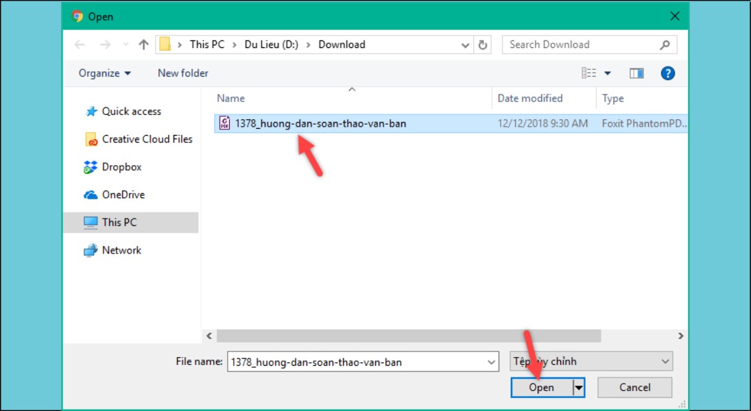 Bạn chỉ cần nhấp chuột phải vào file PDF, chọn Open with và chọn trình duyệt web mà bạn muốn sử dụng