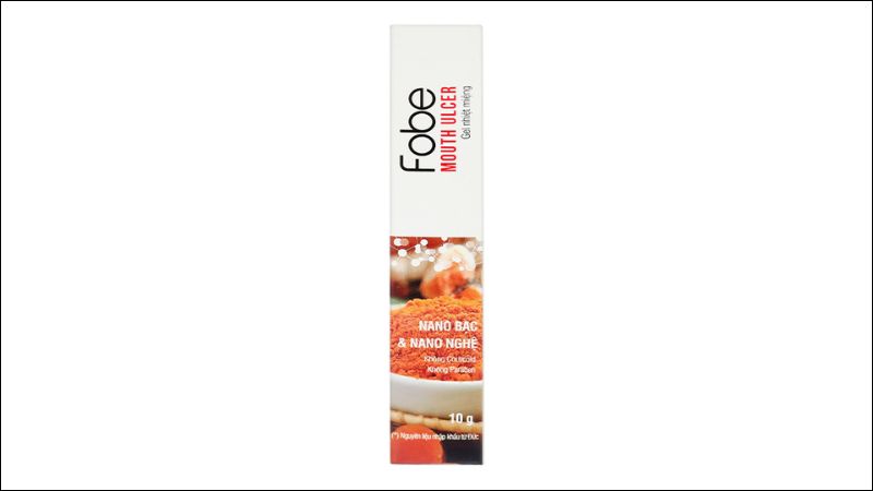Công dụng làm dịu và hạn chế vi khuẩn tại vết nhiệt miệng của Gel Fobe Mouth Ulcer