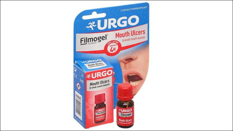 Gel bôi nhiệt miệng Urgo Mouth Ulcers chai 6ml Gel bôi nhiệt miệng Urgo Mouth Ulcers chai 6ml
