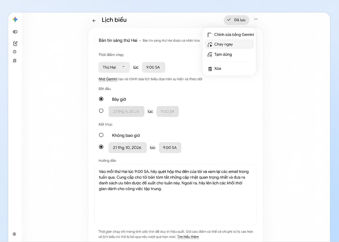 Gemini Spark có khả năng quản lý email và lên lịch trình