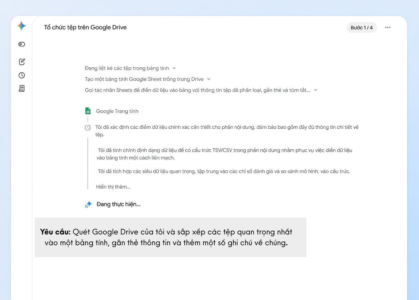 Gemini Spark được tích hợp sâu vào hệ sinh thái Google