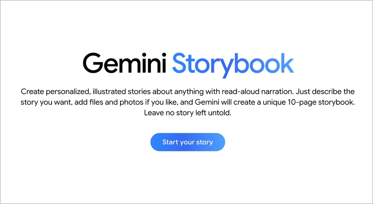 Gemini có khả năng tạo Storybook nhanh chóng và hiệu quả Gemini có khả năng tạo Storybook nhanh chóng và hiệu quả