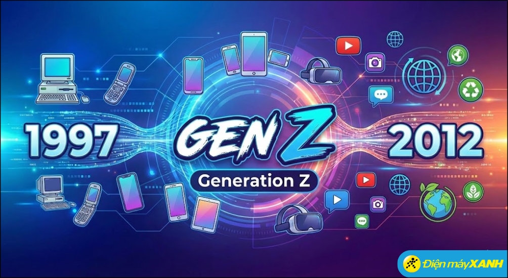 Gen Z là thuật ngữ dùng để chỉ nhóm nhân khẩu học có năm sinh trong khoảng thời gian từ năm 1997 đến 2012