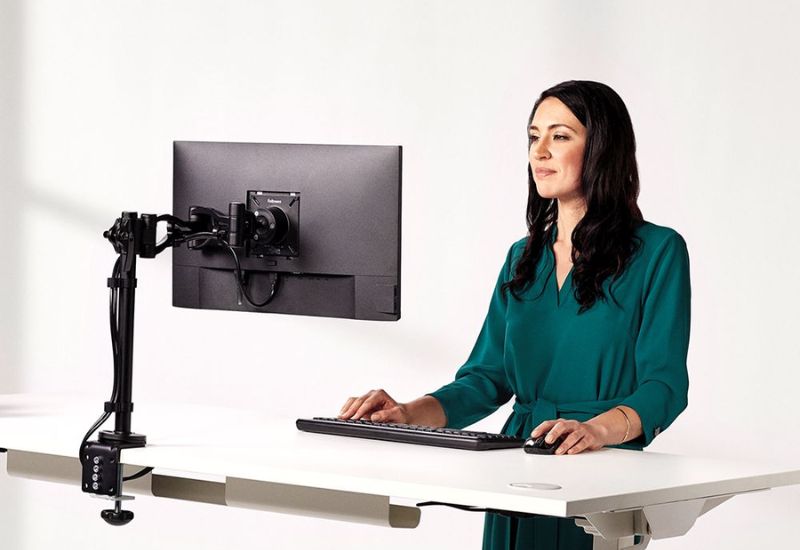 tay đỡ màn hình đơn