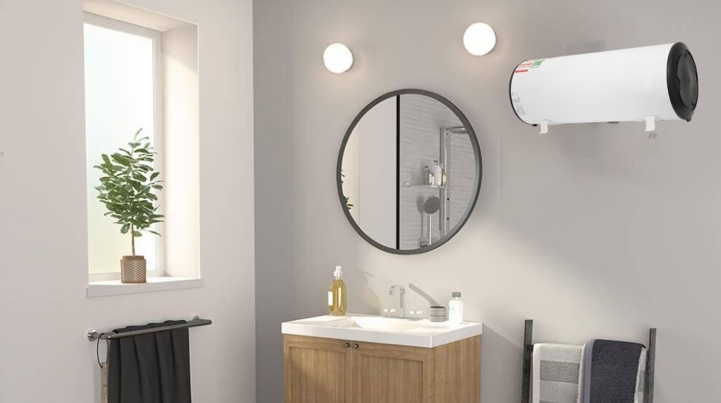 Máy nước nóng gián tiếp Atlantic 50 lít OPRO SLIM 843041 SWH 50H M-5 công nghệ chống ăn mòn O-pro thiết kế sang trọng kiểu Pháp