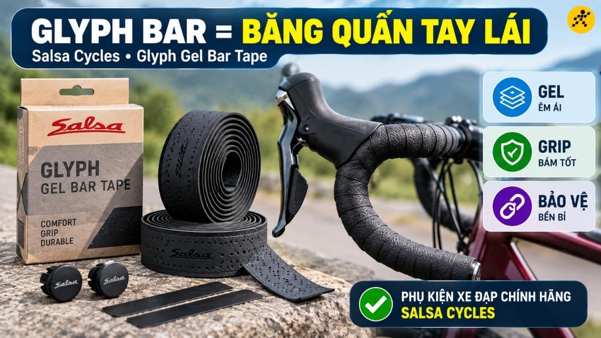 Glyph Gel Bar Tape của thương hiệu Salsa Cycles