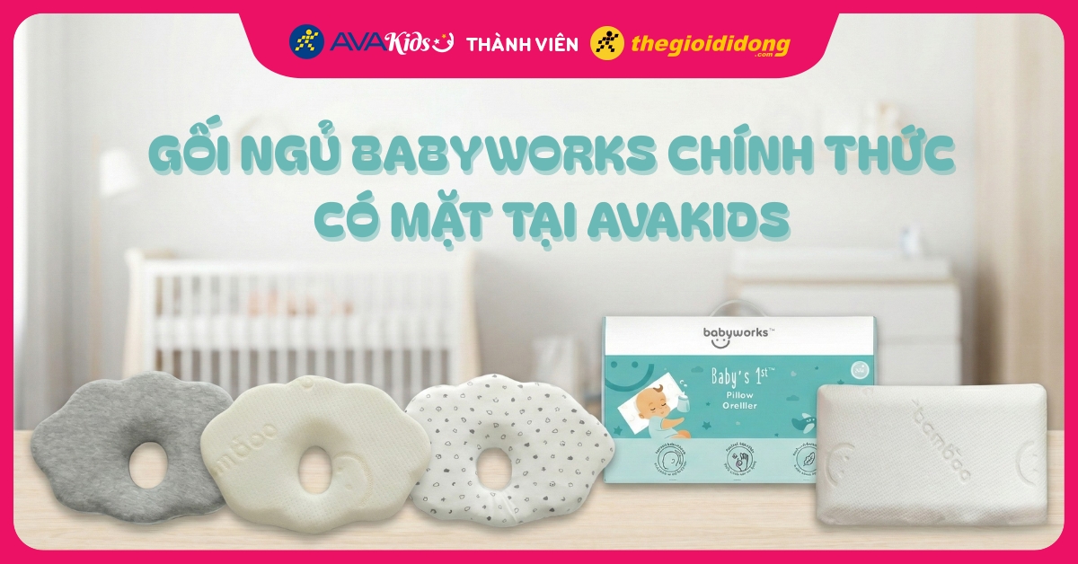 Gối Babyworkds chính thức có mặt tại AVAKids