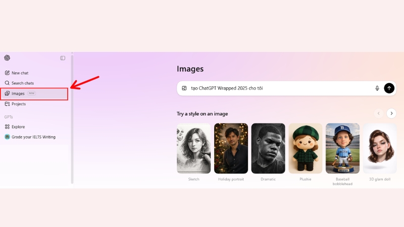 GPT Image 1.5 hiện được t&iacute;ch hợp trực tiếp trong ChatGPT