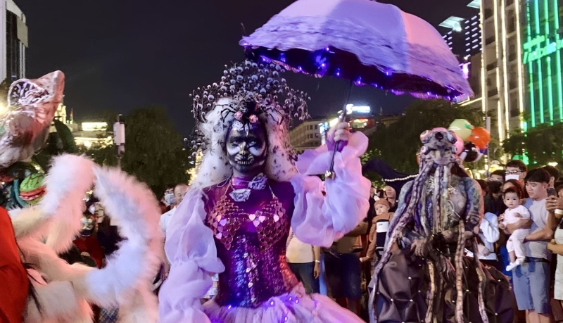 Không khí Halloween tại Phố Tây Bùi Viện Không khí Halloween tại Phố Tây Bùi Viện