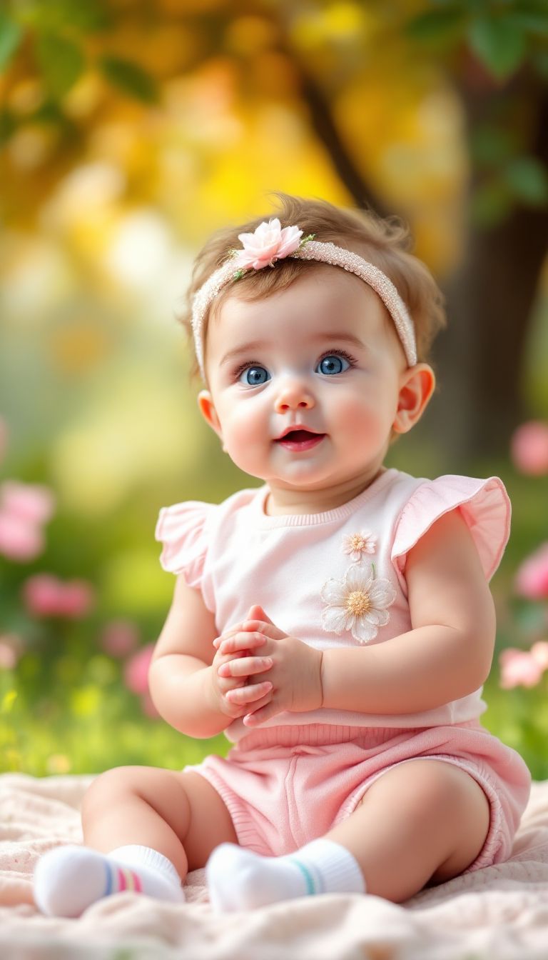 Hình nền em bé gái dễ thương 12 Hình nền em bé gái dễ thương 12