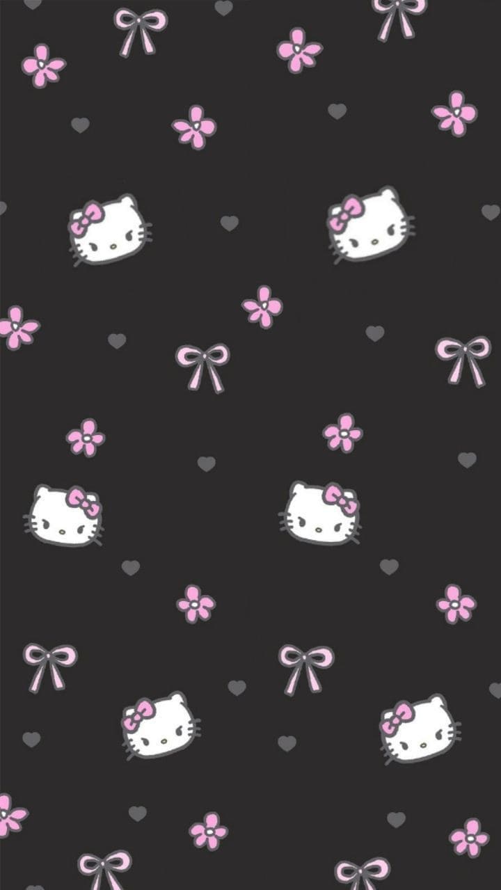 H&igrave;nh nền Hello Kitty c&aacute; t&iacute;nh cho iPhone