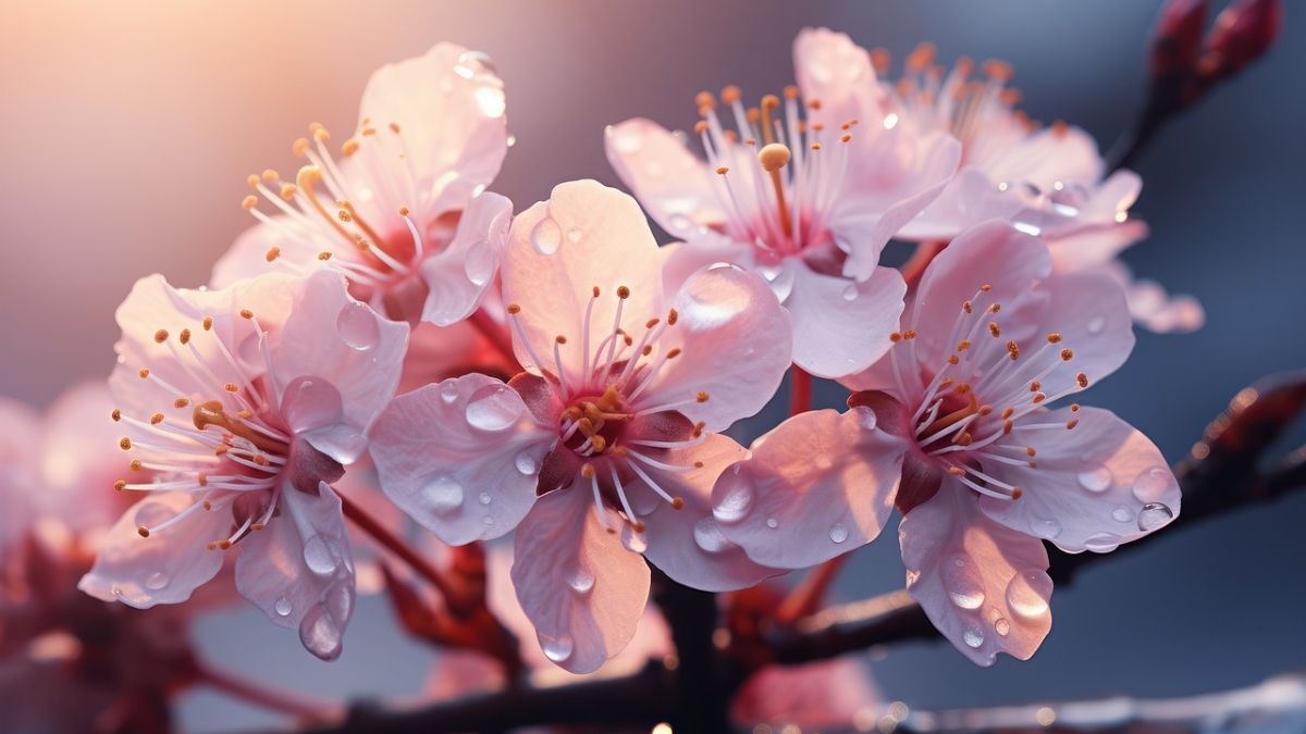 Hình nền hoa Đào ngày Tết 4k