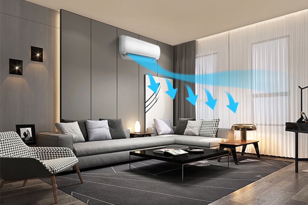 Điều hòa Hisense Inverter 1.5 HP AS-12TW4RWUVA00 diệt khuẩn HI-NANO và cơ chế đảo gió 4D tự động