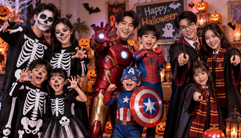 Ý tưởng hóa trang Halloween cho gia đình và nhóm bạn Ý tưởng hóa trang Halloween cho gia đình và nhóm bạn