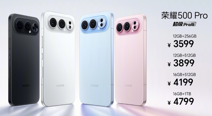 Giá khởi điểm của HONOR 500 Pro tại thị trường Trung Quốc (cập nhật đến tháng 11/2025)