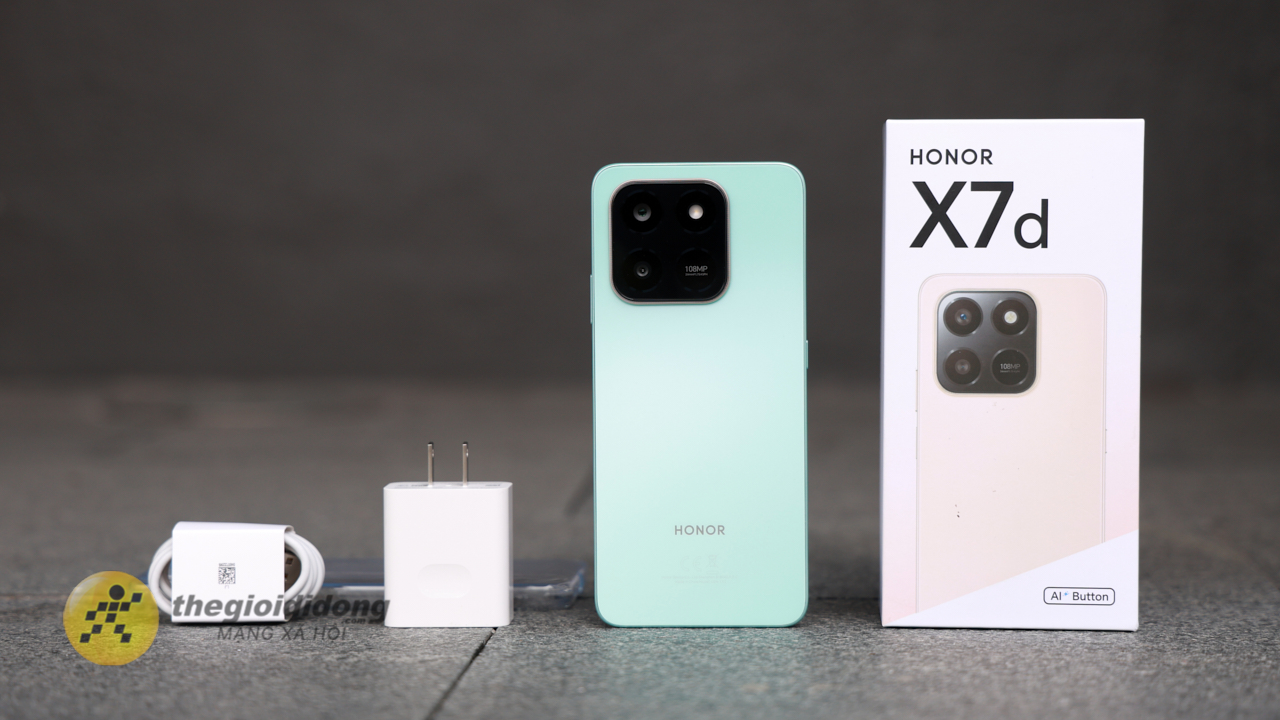 Trên tay HONOR X7d: Viên pin lớn 6.500 mAh, camera 108 MP và thiết kế bền bỉ