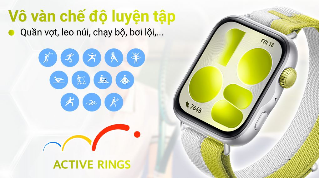 Đồng hồ thông minh Huawei Watch Fit 5 gồm vệ tinh gồm GPS, GLONASS, Galileo, QZSS và Beidou kết hợp GPS băng tần kép L1 + L5 Đồng hồ thông minh Huawei watch fit 5