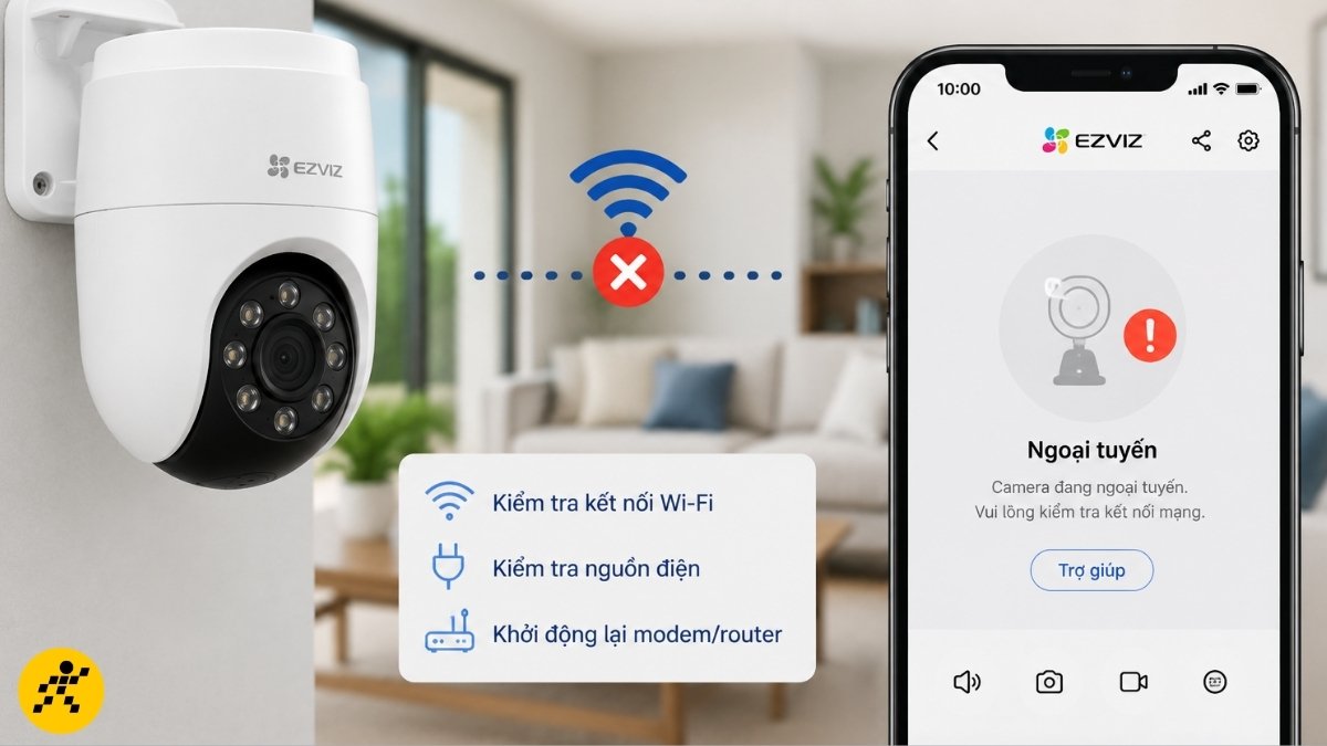 Camera báo ngoại tuyến tại vị trí lắp mới Camera báo ngoại tuyến tại vị trí lắp mới