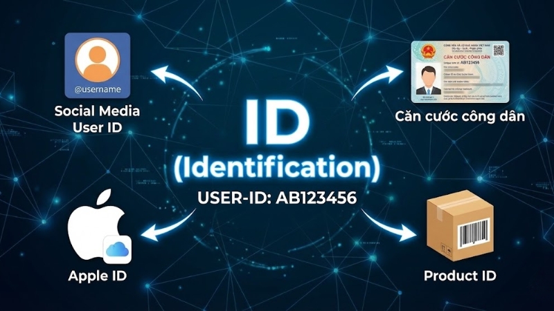 ID l&agrave; viết tắt của Identification