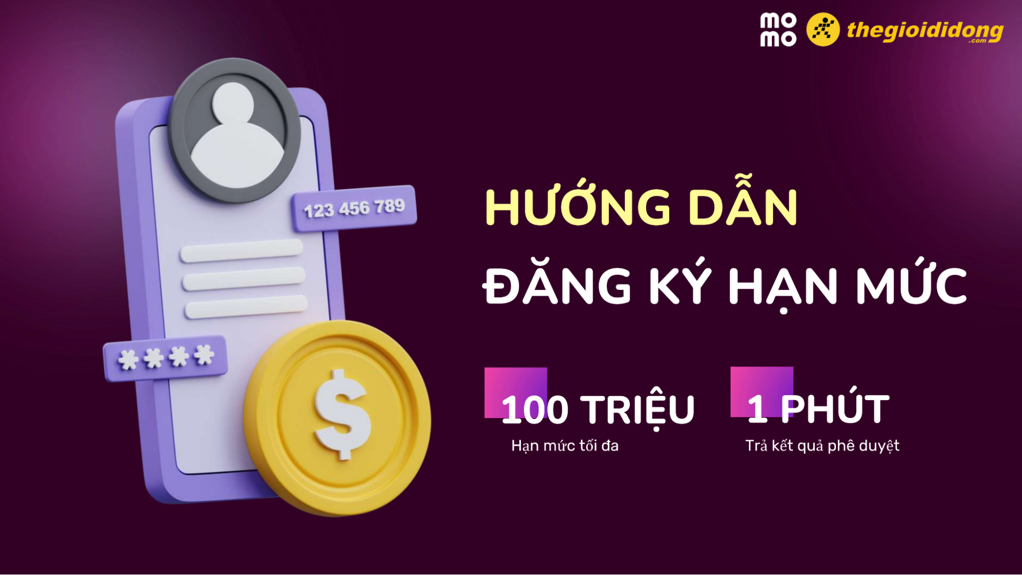 Hướng dẫn đăng k&yacute; hạn mức nhanh ch&oacute;ng