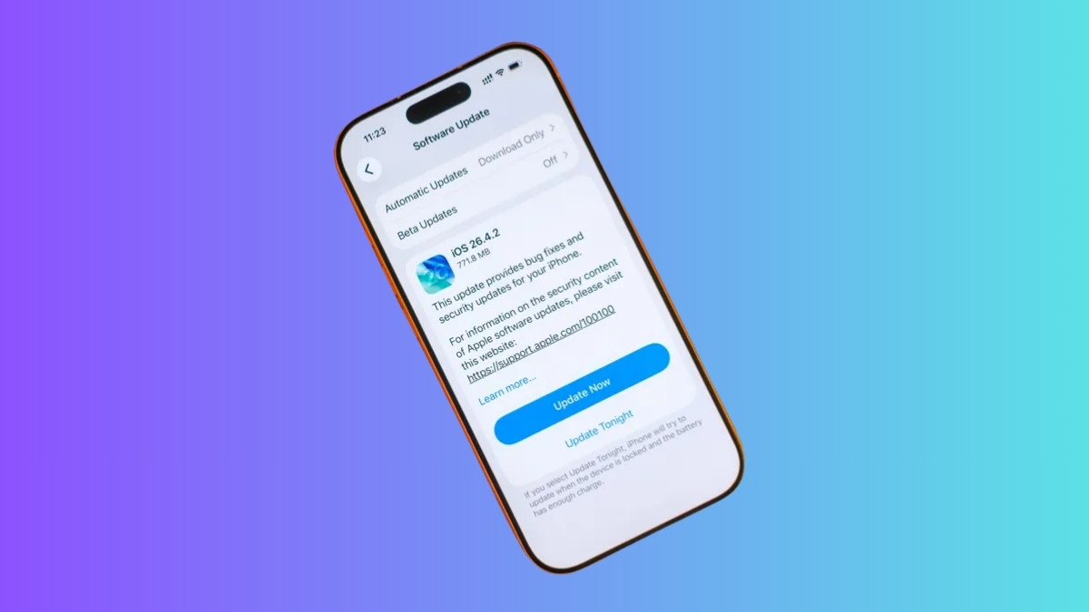 iOS 26.4.2 tập trung hoàn toàn vào việc khắc phục sự cố