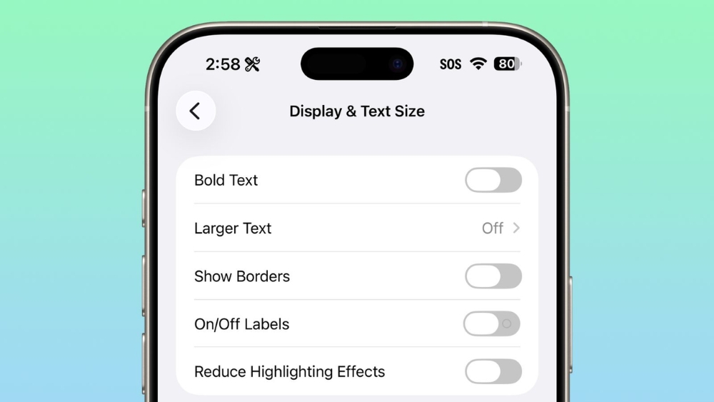 Tính năng giảm hiệu ứng nổi bật mới Tính năng giảm hiệu ứng nổi bật mới