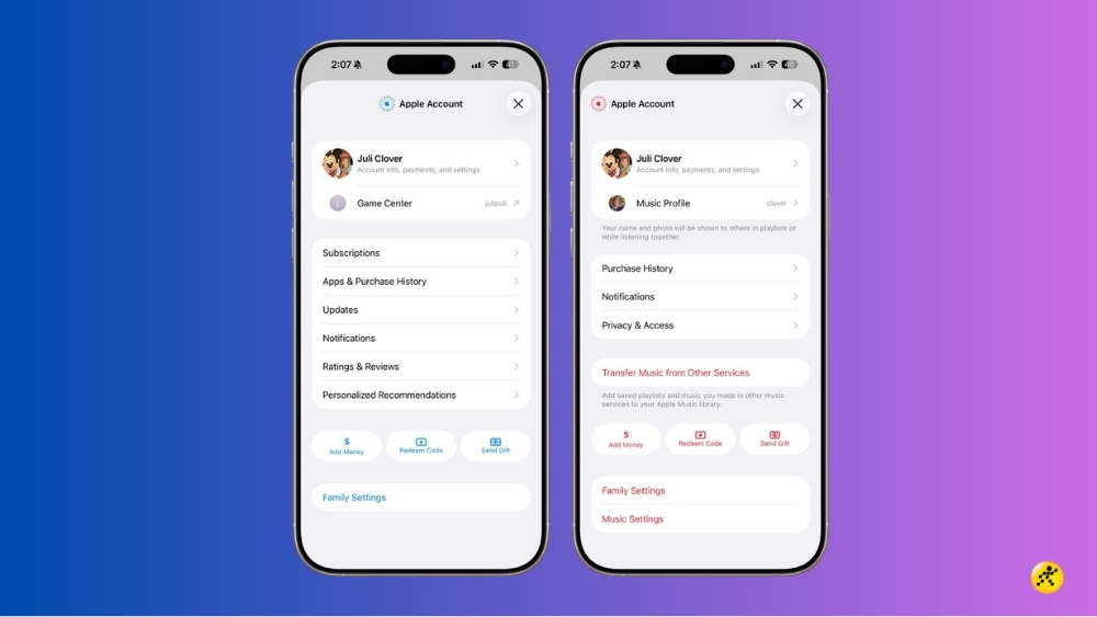 Thiết kế Apple Account Unified Thiết kế Apple Account Unified